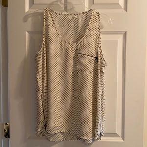 White Polka Dot Tank